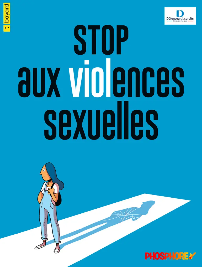 Couverture du Livret "Stop aux violences sexuelles” pour les plus de 14 ans.